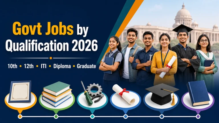 10th Pass, 12th Pass, Graduate Govt Jobs 2026: Eligibility Wise Job List